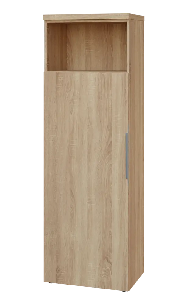 SIN 5 - 6DN kancelářská skříň, 1-dveřová/nika, levá, 1820x600x400, dub bardolino